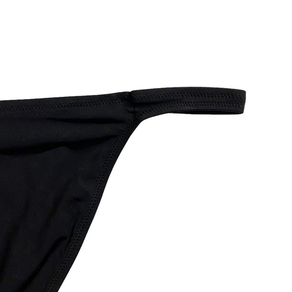 L'Agent by Agent Provocateur Taniia Black Bikini Bottoms Gold Side Accent XL - Picture 12 of 15